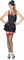 Leg Avenue Women's Black Mafia Princess Women's Halloween Costume - Size Small/Med